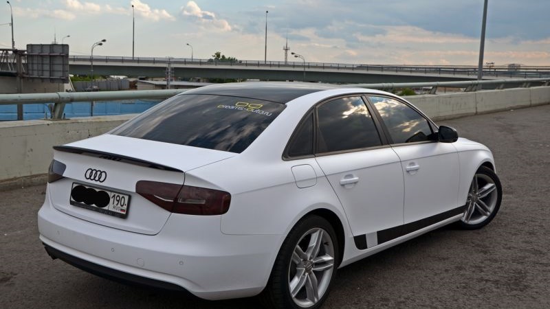 Серая пленка Audi a4 b6