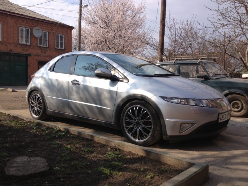 Пружины с занижением на honda civic 5d